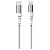 Force Power Lite - Câble Lightning - 24 pin USB-C mâle pour Lightning mâle - 3 m - Certifié MFI - blanc - plastique recyclé à 100 %