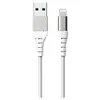 Force Power Lite - Câble Lightning - USB mâle pour Lightning mâle - 3 m - Certifié MFI - blanc - plastique recyclé à 100 %