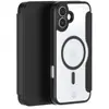 Etui Folio Renforcé Forcecase compatible MagSafe pour iPhone 16 Noir