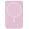 BBC Batterie externe BigBen Connected MagSafe 5000 mAh Magnet USB A+C 10 W Rose