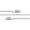Câble USB FORCE POWER 60W USB-C / USB-C 2m blanc