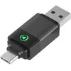 Adaptateur sans fil Force Play USB A + C vers CarPlay et Android Auto ...