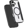 Etui Folio Forcecase Magsafe pour iPhone 17 Noir - GRS