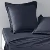 TODAY Taie d'oreiller carrée 100% coton bio 63 x 63 cm ORGANIC coloris Navy
