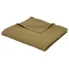 TODAY Plaid uni gaze de coton ESSENTIAL Modèle ESSENTIAL 150x200 cm Marron en  Motif