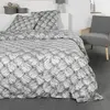 TODAY Parure de lit 2 Personnes 220X240 cm Flanelle 1 1.19 Gris
