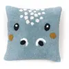 Coussin déhoussable tufté FUNNY - TODAY - Gris 40x40 cm