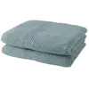 Lot de 2 serviettes de toilette TODAY 50x90 cm 100% Coton - Celadon