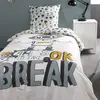 TODAY Housse de Couette Enfant 140x200 cm avec 1 taie d'oreiller 63x63 cm Parure de lit Coton Kids Kool 1.3