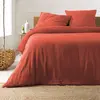 Douceur d'Intérieur Parure De Lit 3 Pièces "angelia" 240x260cm Terracotta - Paris Prix Orange