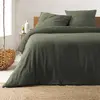 Douceur d'Intérieur Parure De Lit 3 Pièces "angelia" 220x240cm Vert Kaki - Paris Prix