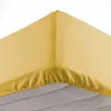 DOUCEUR D'INTERIEUR DRAP HOUSSE 1 PERSONNE 90 x 190 CM MICROFIBRE UNIE OSCAR MIEL