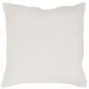 douceur d'intérieur, Housse de Coussin (60 x 60 cm) Florette Blanc, Mi...