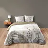 Housse de couette 260 x 240 cm coton 42 fils + 2 taies Bastille