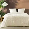 Parure de lit Heltie Ivoire 240x220 - Douceur Dintérieur