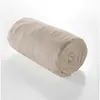 Douceur d'Intérieur Drap housse 2 personnes 160 x 200 cm double gaze coton 57 fils Angelia Sable
