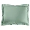 Douceur d'Intérieur Taie d'oreiller rectangle 50x70 cm - 100% coton - Sauge