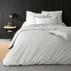 DOUCEUR D'INTÉRIEUR Housse de couette 2 personnes 240 x 220 cm percale de coton 78 fils Blanc