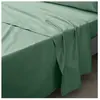 DOUCEUR D'INTÉRIEUR Drap plat 1 pers. 180 x 290 cm percale de coton 78 fils Tilleul
