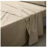 DOUCEUR D'INTÉRIEUR Drap plat 1 pers. 180 x 290 cm percale de coton 78 fils Blanc
