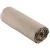 Drap housse 90x190 cm - Percale 100% coton - Bonnet 30 cm - Sable