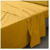 DOUCEUR D'INTÉRIEUR Drap plat 2 pers. 240 x 300 cm percale de coton 78 fils Curry
