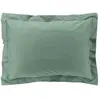 Douceur d'Intérieur Taie d'oreiller rectangle 50x70 cm - Percale 100% coton - Tilleul