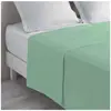 douceur d'intérieur, Drap Plat (240 x 300 cm) Biolina Sauge, 100% Coton Bio