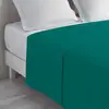 Douceur d'Intérieur Drap Plat En Coton "biolina" 240x300cm émeraude - Paris Prix Vert