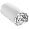 douceur d'intérieur, Drap Housse (140 x 190 cm) Biolina Blanc, 100% Coton Bio
