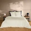 Parure de lit en velours uni Naturel 240x220 cm
