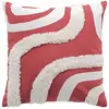 Housse de Coussin Déco Mirade 40x40cm Terracotta