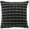 Coussin Déco Linechic 45x45cm Noir