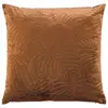Coussin Déco Velours Analia 50x50cm Camel