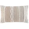 Douceur d'Intérieur Coussin Déco "blanca" 30x50cm Naturel & Blanc - Paris Prix Beige