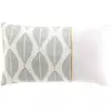 Coussin déhoussable 30 x 50 cm polycoton imprimé métallisé Maho Sauge