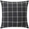 Coussin déhoussable EVEREST 45x45 cm   Tissu tissé   Coloris Anthracit...