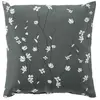 Coussin Déco Imprimé Sakura 45x45cm Anthracite