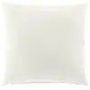 Coussin dehoussable 45 x 45 cm coton/polyester recycle Twily Blanc