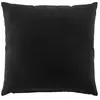 Douceur d'Intérieur Coussin dehoussable 45 x 45 cm coton/polyester recycle Twily Noir