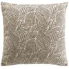 Housse de Coussin Jacquard Vivo 40x40cm Taupe