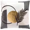 DOUCEUR D'INTÉRIEUR Coussin dehoussable compresse 45 x 45 cm velours imp. metal. clarity des place Sans