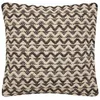 DOUCEUR D'INTÉRIEUR Coussin - Louméo - 40x40cm - Noir - Déhoussable - Motif fantaisie avec fils métallisés