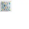 HOMEMAISON CDaffaires Coussin passepoil 40 x 40 cm polyester imprime palpito Blanc