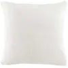 DOUCEUR D'INTERIEUR Coussin Déco Uni Angelia 40x40cm Blanc