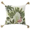 DOUCEUR D'INTERIEUR CDaffaires Housse coussin pompons 40 x 40 cm coton imprimé Cruzabel