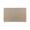 Tapis déco en coton tissé Marron Clair 50x80 cm
