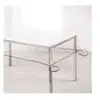 DOUCEUR D'INTERIEUR Nappe imperméable rectangulaire en PVC 140 x 240 cm transparente anthracite