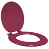 douceur d'intérieur, Abattant de Wc (37 x 47 cm) Vitamine Framboise, MDF