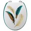Abattant WC Déco Plumiss 46cm Multicolore